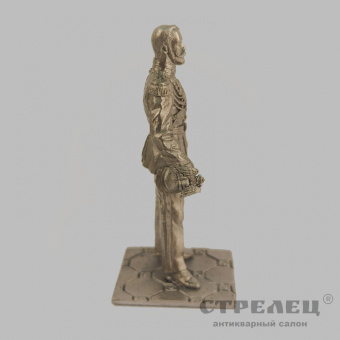 фото —  оловянная модель «император всероссийский николай ii, 1912 г.». гк